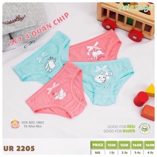 Set quần chip ularogo cho bé gái-hàng sale