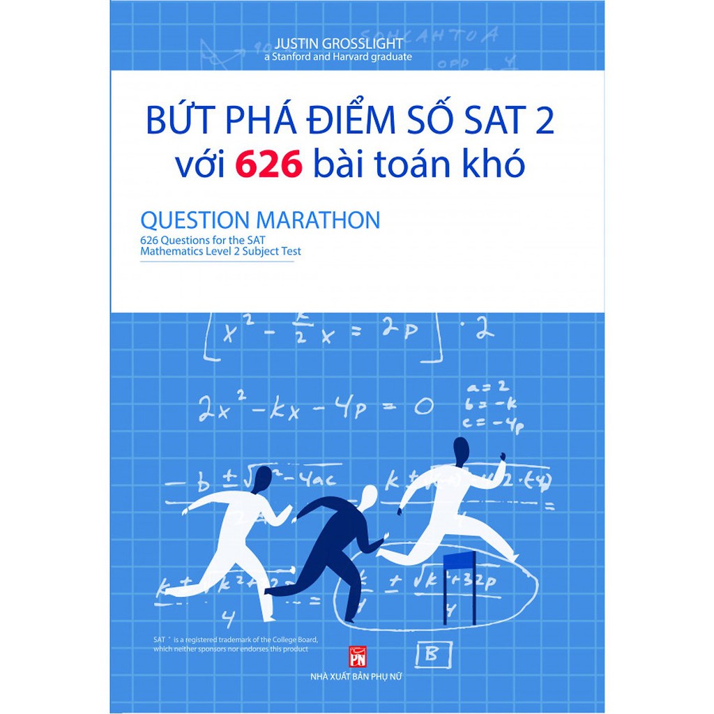 Sách Phụ Nữ - Bứt phá điểm số SAT 2 với 626 bài toán khó