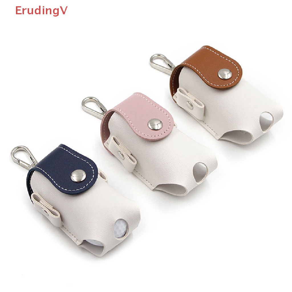 [ErudingV] Túi Da PU Đựng Bóng golf mini Màu Hồng Đeo Thắt Lưng Dùng Làm Quà Tặng Cho Bạn Bè