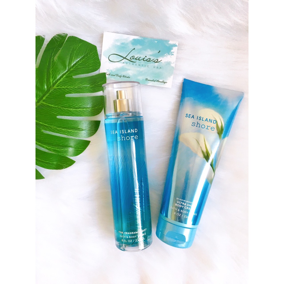 [ SEA ISLAND SHORE ] Trọn bộ chăm sóc cơ thể Bath &amp; Body Works Mỹ