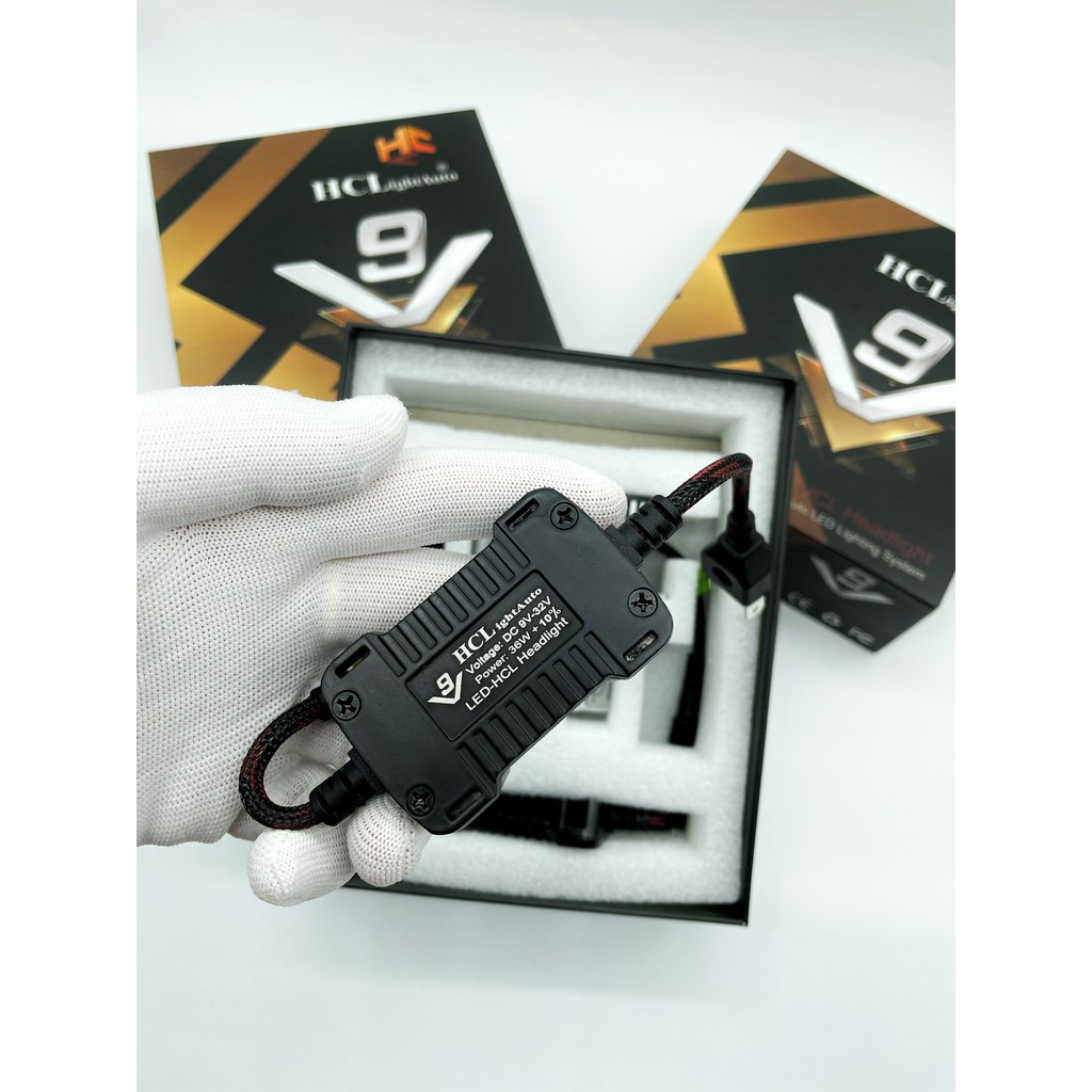 Bóng đèn Led V9 HCLight 6500K - Phiên bản nâng cấp của F2 6000k|Đèn Pha Led Ô tô Xe máy|Đèn led tự động các chân