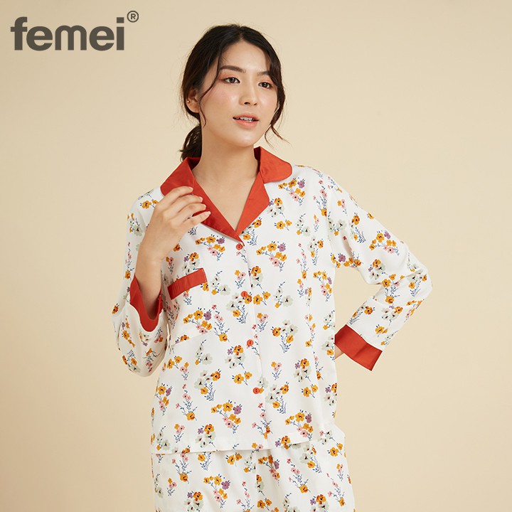 FEMEI - Bộ pyjama dài tay PND016