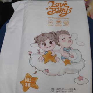 Bỉm/Tã dán sơ sinh Love Baby NB36