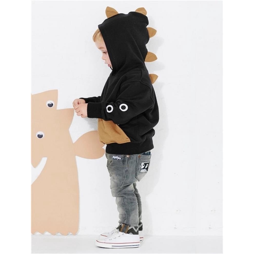 Áo Hoodie Dài Tay In Hình 3d Dễ Thương Cho Bé