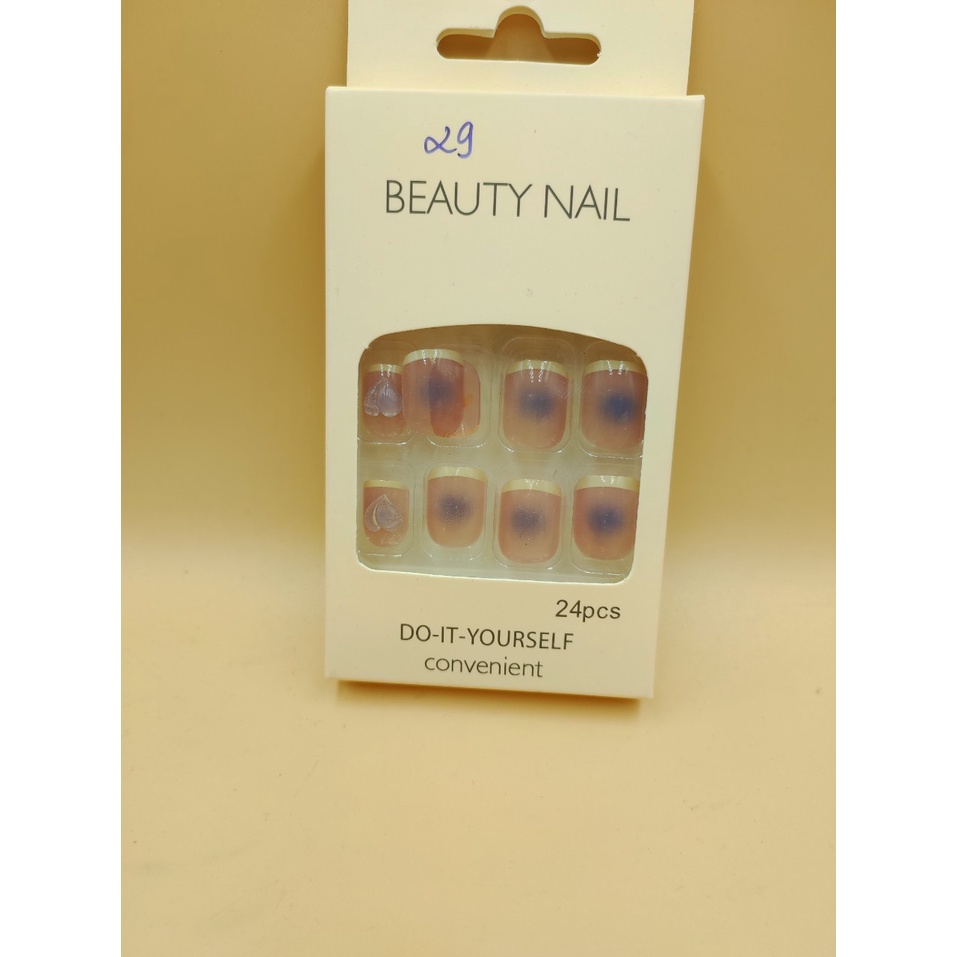 Nail box sét 24 móng tay