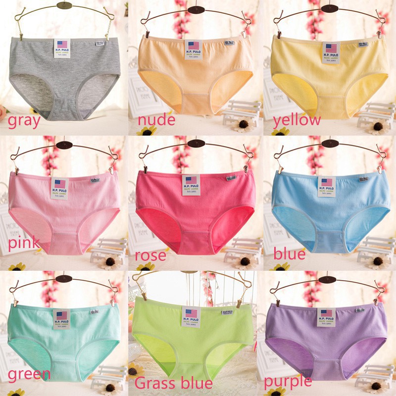 Quần lót cotton nhiều màu xinh xắn | BigBuy360 - bigbuy360.vn