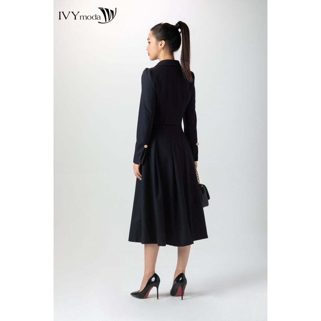 Áo vest croptop nữ 4 khuy IVY moda MS 67M7103