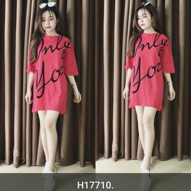 Đầm suông phom rộng tay lỡ