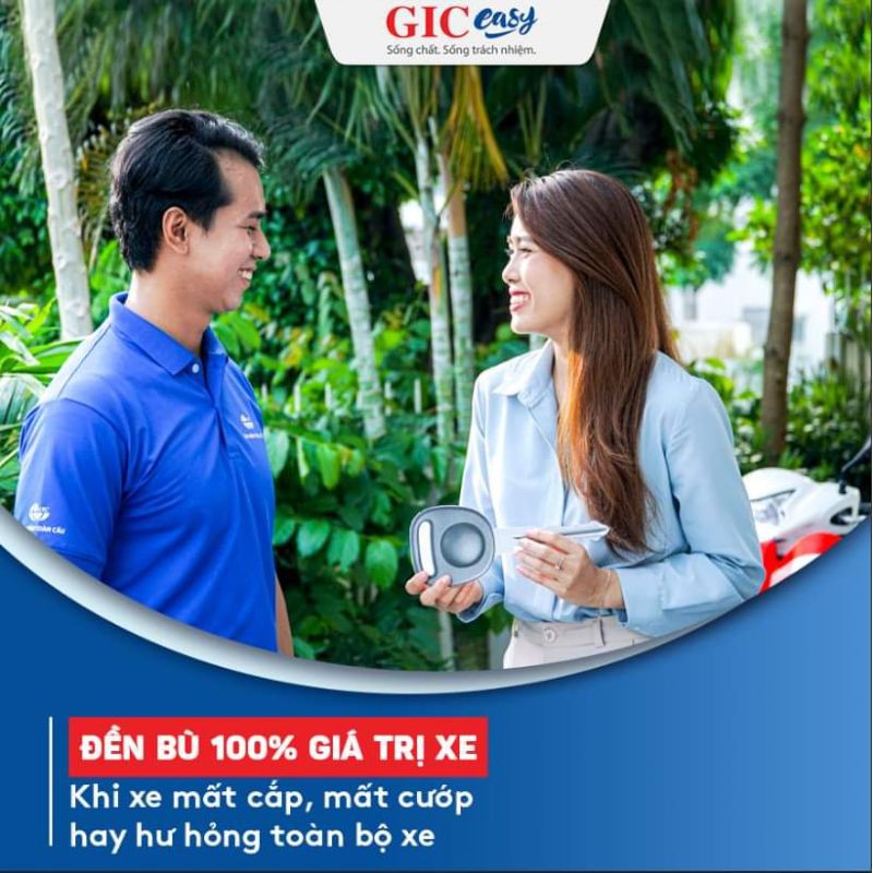 TOÀN QUỐC [Voucher giấy] Bảo Hiểm + Cứu Hộ Xe Máy - Bảo Hiểm Toàn Cầu GIC