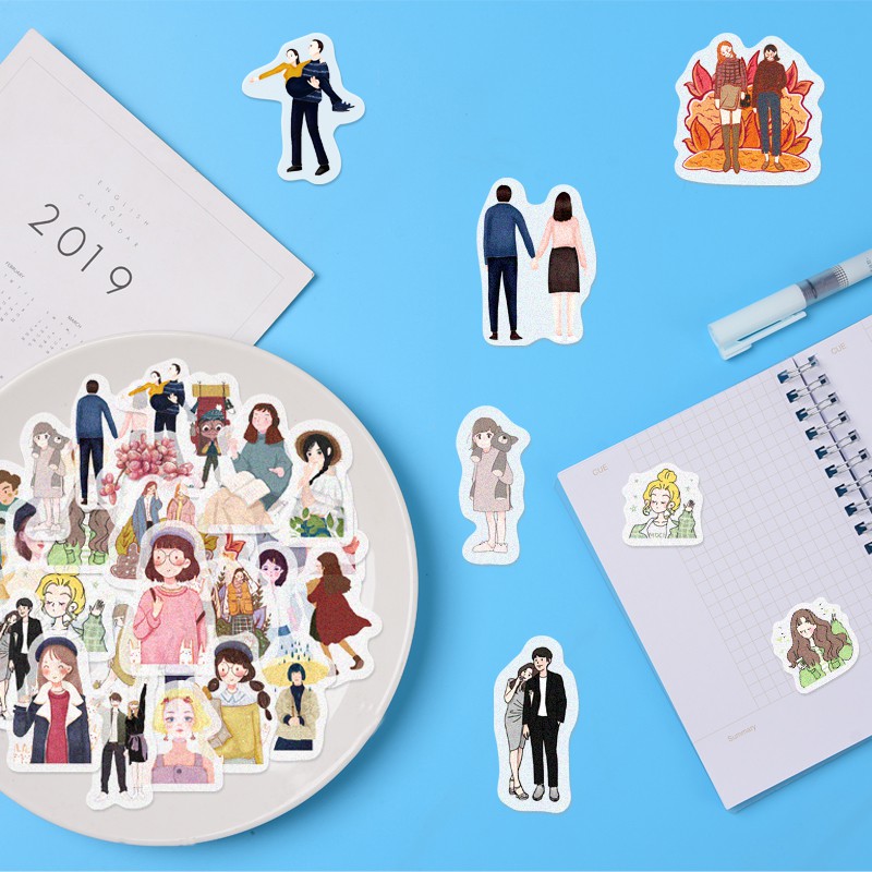 Túi 40 Miếng Dán Trang Trí Dễ Thương