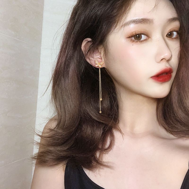 𝑭𝑹𝑬𝑬𝑺𝑯𝑰𝑷  Khuyên tai dáng dài / dáng ngắn hình bướm tinh tế thanh lịch