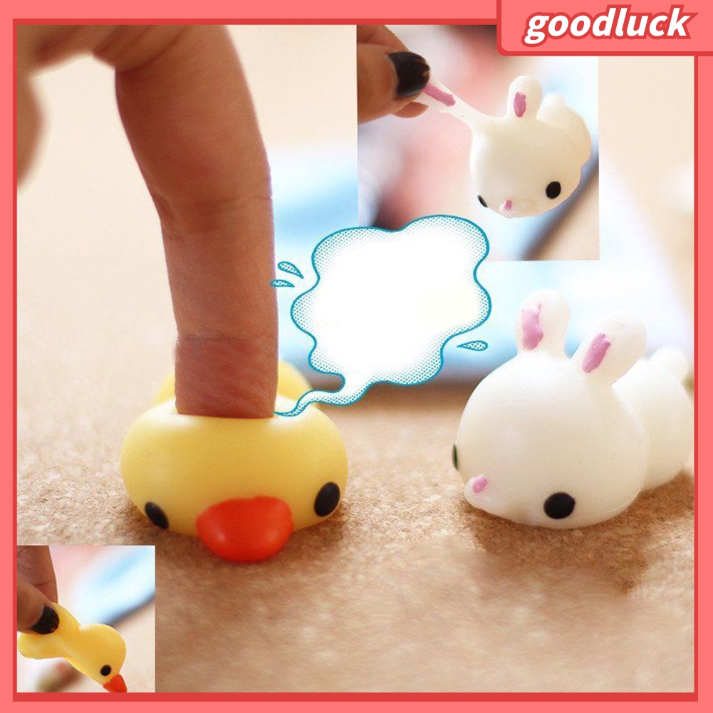 Đồ chơi bóp hình con gà/thỏ dễ thương giúp giảm căng thẳng hiệu quả cho người lớn và trẻ em