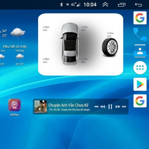 [Hỗ Trợ Lắp Đặt] CẢM BIẾN ÁP SUẤT LỐP ELLISAFE ADI5 KẾT NỐI ĐẦU DVD ANDROID CÓ 5 VAN