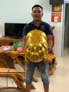 Heo đất tiết kiệm tiền to khủng 80 cm