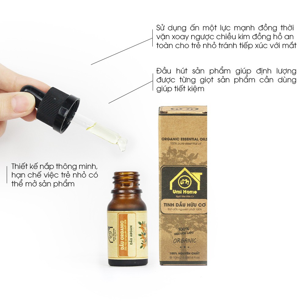 chất lượng tốt Dầu Argan hữu cơ UMIHA nguyên chất | Argan Cold Pressed Oil 100% Organic 10ml | BigBuy360 - bigbuy360.vn