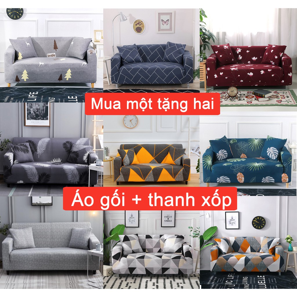 Bọc Sofa Vải Bốn Mùa 1 Chỗ / 2 Chỗ / 3 Chỗ / 4 Chỗ