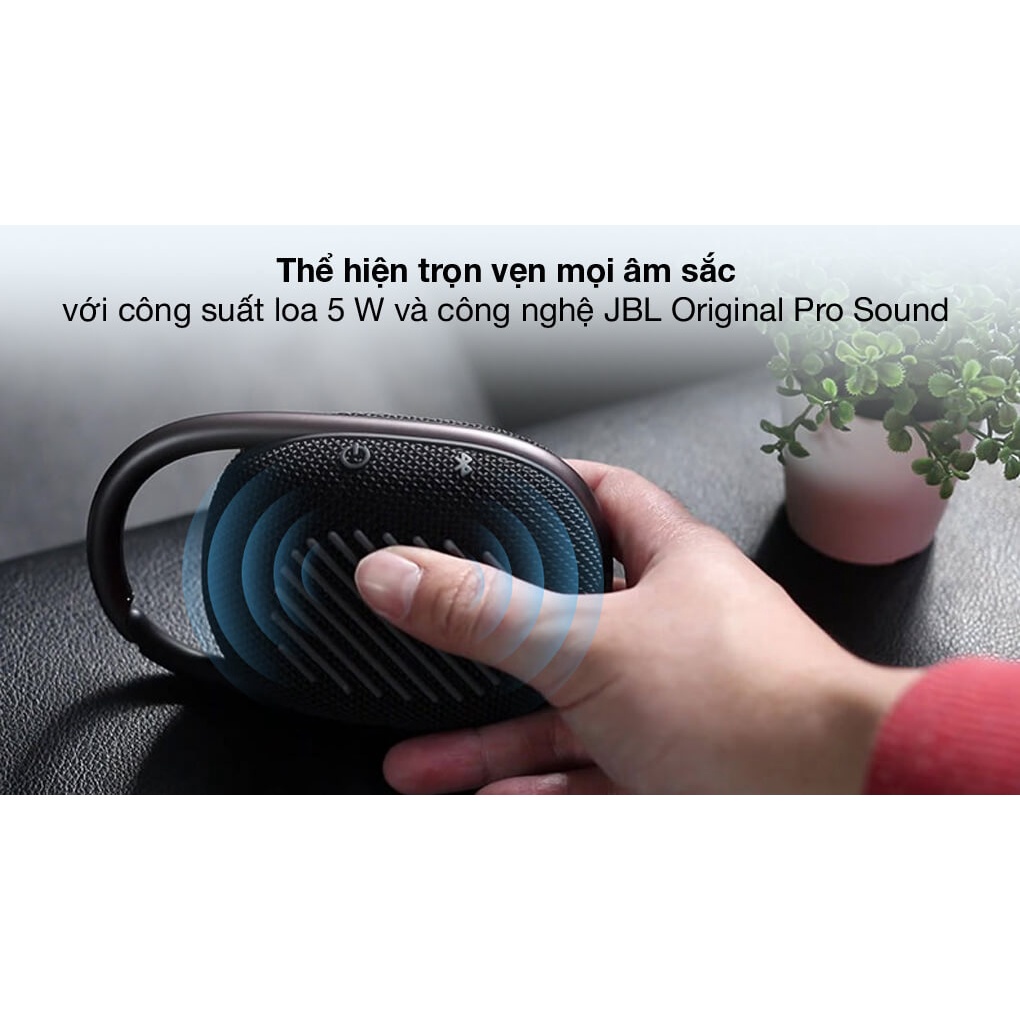 Loa Bluetooth JBL CLIP 4 - Hàng Chính hãng - Loa Bluetooth Mini Có Móc Treo