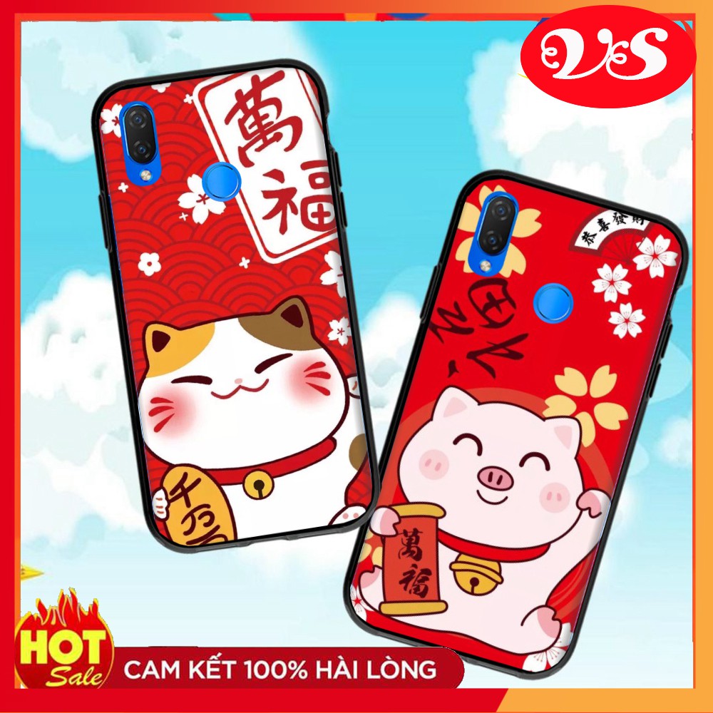 Ốp lưng Huawei Nova 7i / 5T / 4 / 3i / 3e / 2i / Y6P / Y6 Prime hình Mèo Thần Tài 01