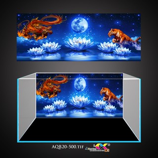 [SIÊU HÓT] Tranh 3D dán hồ cá - bể thủy sinh siêu đẹp và nét, có keo sẵn trên bề mặt, đa dạng mẫu mã (AQB20-500)