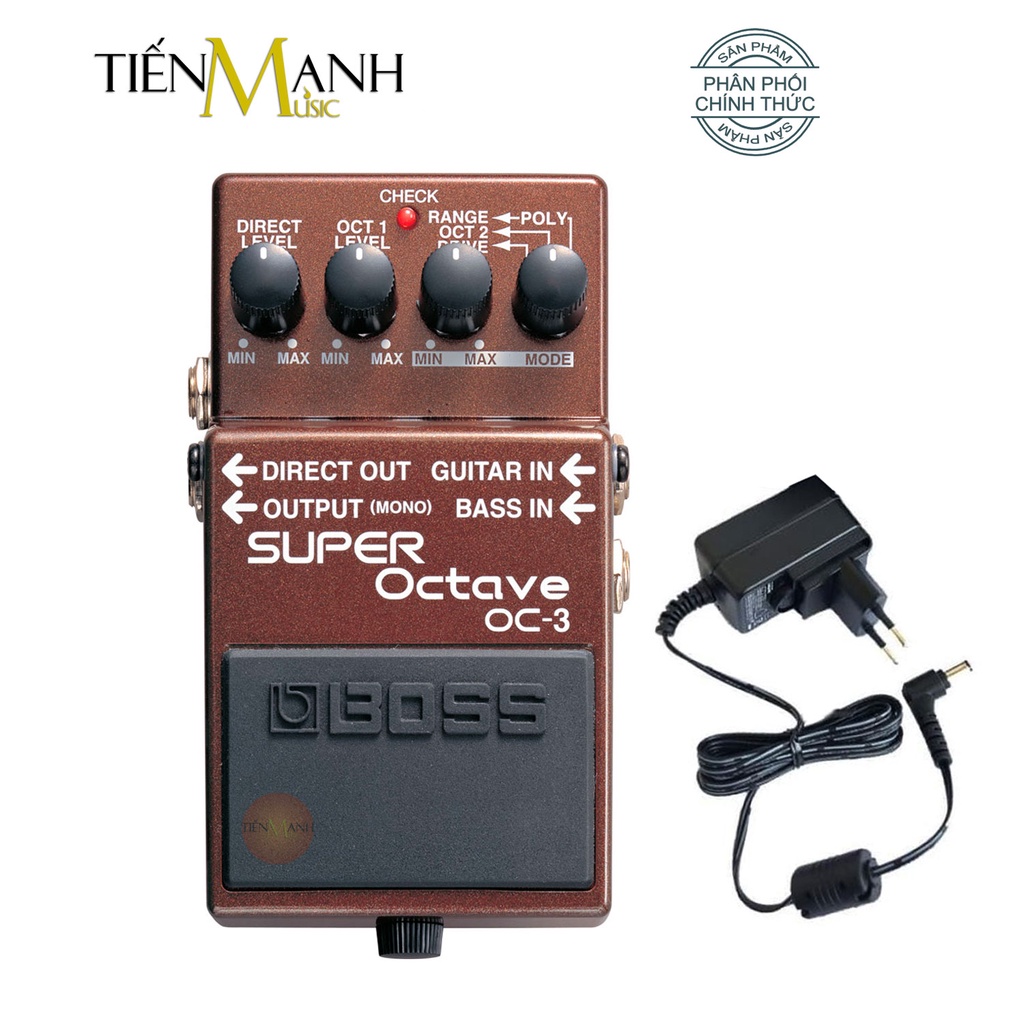 [Chính Hãng] Phơ Guitar Boss OC-3 Super Octave - Bàn Đạp Fuzz Pedals Effects OC3