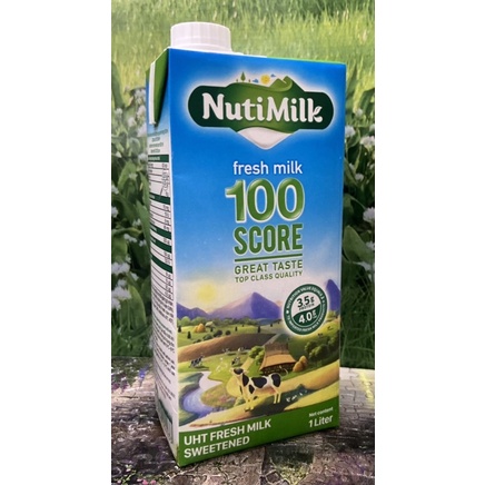 Sữa Tươi 100 Điểm Có Đường Nutimlik 1 Lít