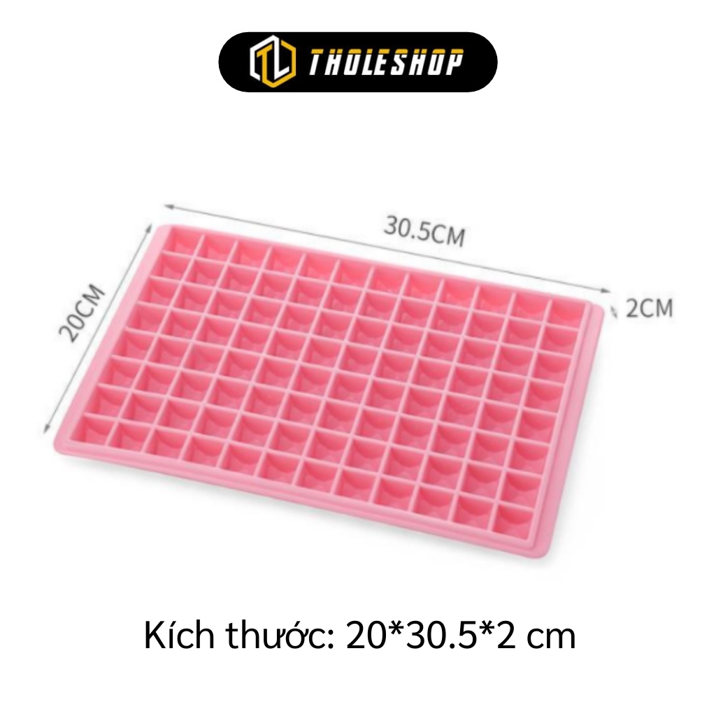 Khay Làm Đá - Khuôn Làm Đá, Thạch 96 Ô Từ Nhựa PVC Cao Cấp, Chịu Nhiệt Tốt 6868