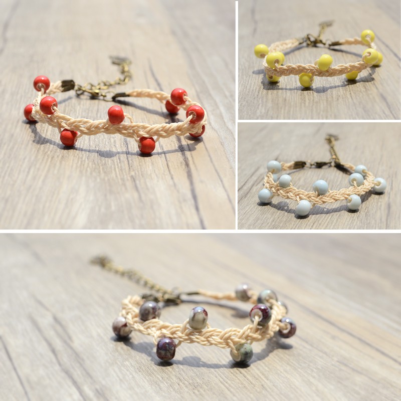 Lắc tay Handmade gốm sứ - TS-156