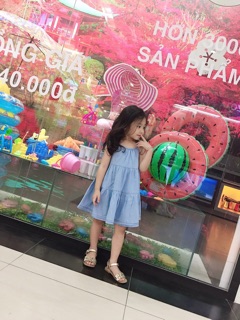 [Thanh lý nghỉ bán] Váy bò cho bé xuất dư