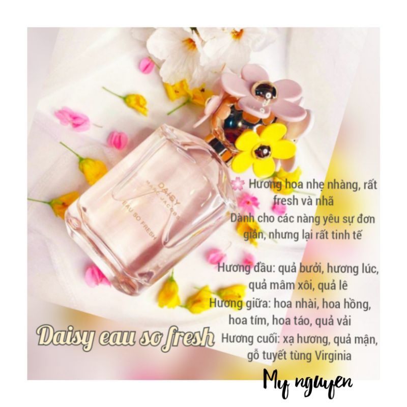 🌸 Ống thử nước hoa Daisy Eau So Fresh 🍀