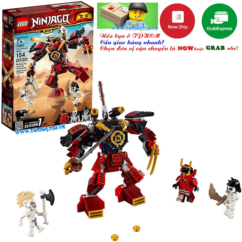 70665 LEGO NINJAGO The Samurai Mech - Chiến Giáp Samurai
