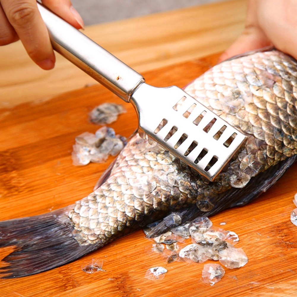 Dụng Cụ Đánh Vảy Cá Bằng Thép Không Gỉ Tiện Lợi