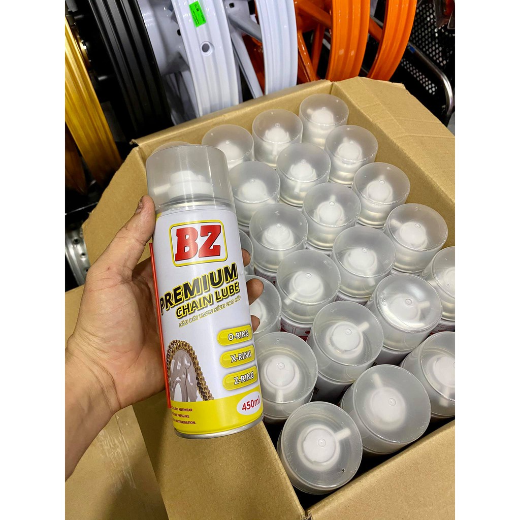 Dưỡng sên BZ Premium Chainlube mẫu mới, đậm đặc , ko văng, hương thơm dịu nhẹ nguyên liệu Nhật Bản