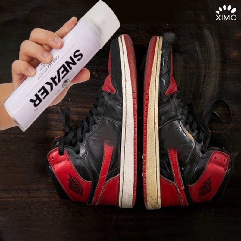 Chai XỊt Bọt Tuyết Vệ Sinh Giày Da, Sneaker, Túi Xách... Tiện Lợi - 300ML