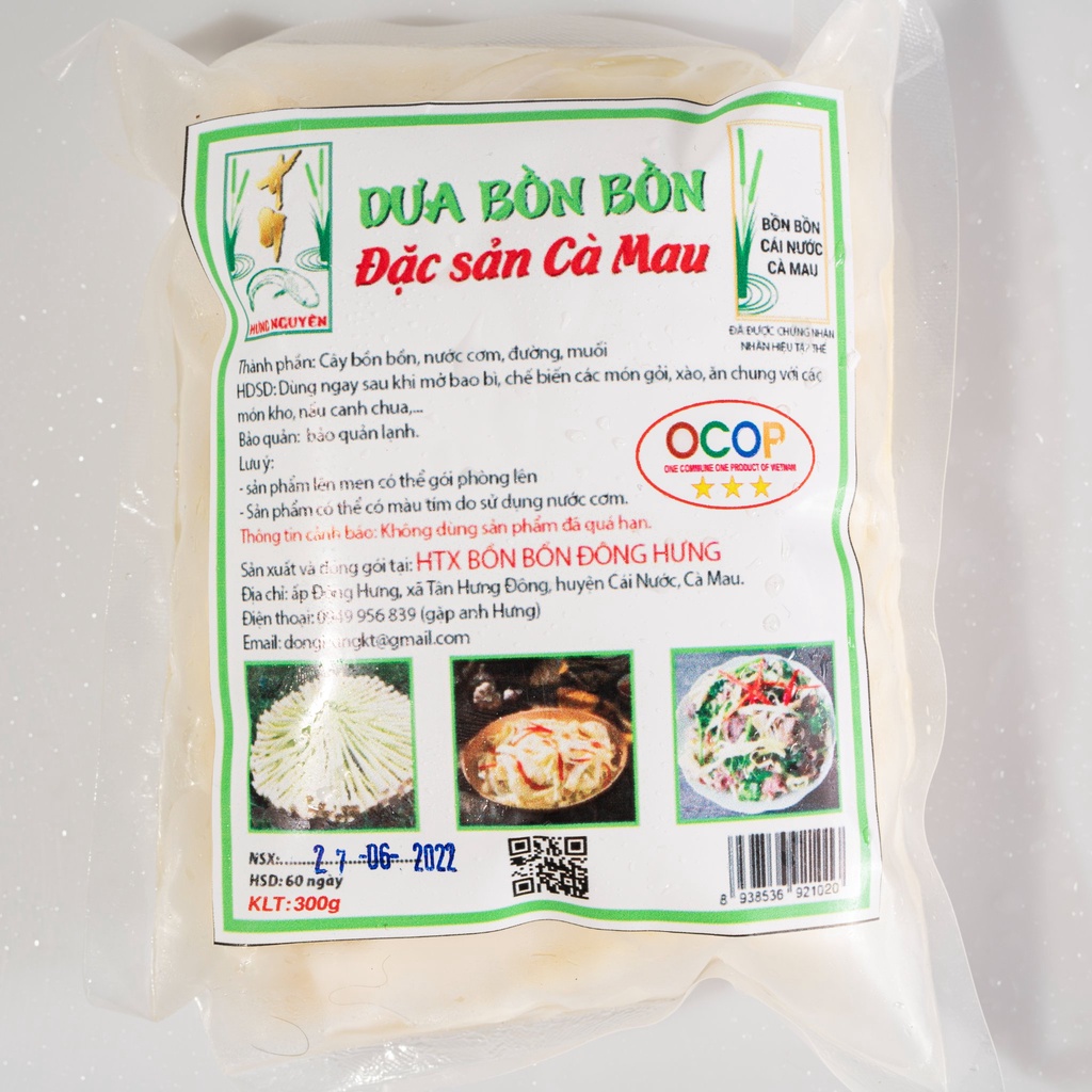 Dưa bồn bồn Cà Mau