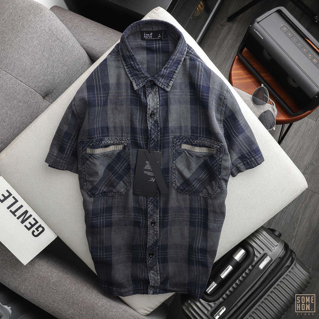 Áo Sơ Mi Nam INF NT Caro TT 3 Màu Kẻ, Chất Vải Cotton Dày Dặn, SM004634, SOMEHOW | BigBuy360 - bigbuy360.vn