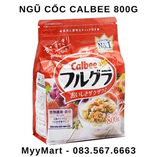Ngũ cốc calbee nhật bản màu đỏ - 800g