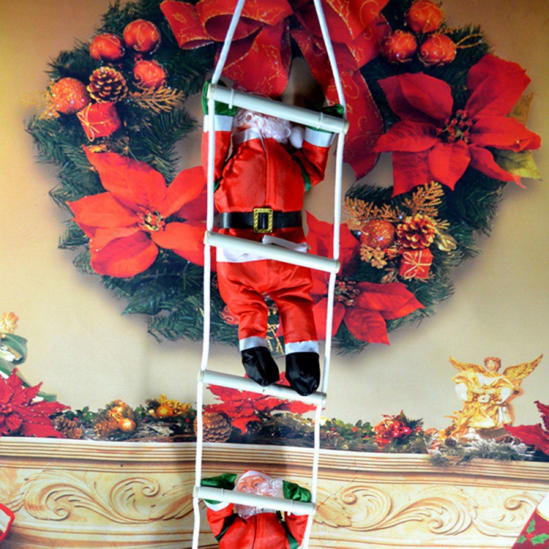 Phụ Kiện Trang Trí Cây Thông Giáng Sinh Hình Ông Già Noel