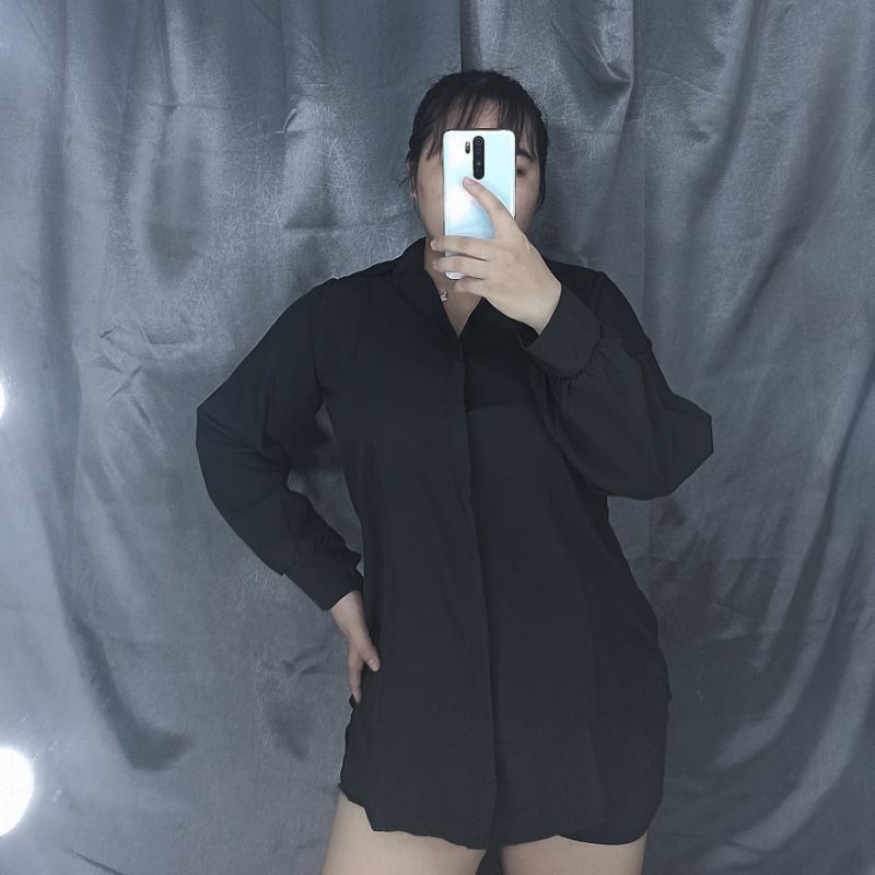 Sét sơ mi cột eo bigsize 60-90kg
