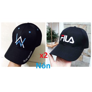 Combo 2 Nón Alan Walker và FILA