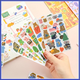 Hình dán trang trí Sticker Animal friend
