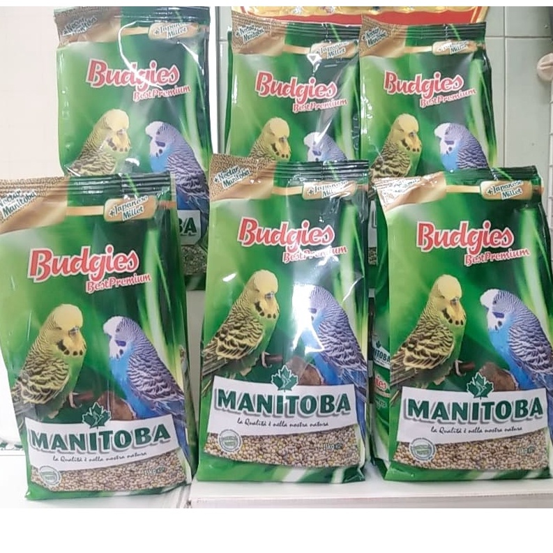 Hạt trộn hoàn chỉnh cho yến phụng của manitoba (Ý) có viên nén Nectar gói 3kg