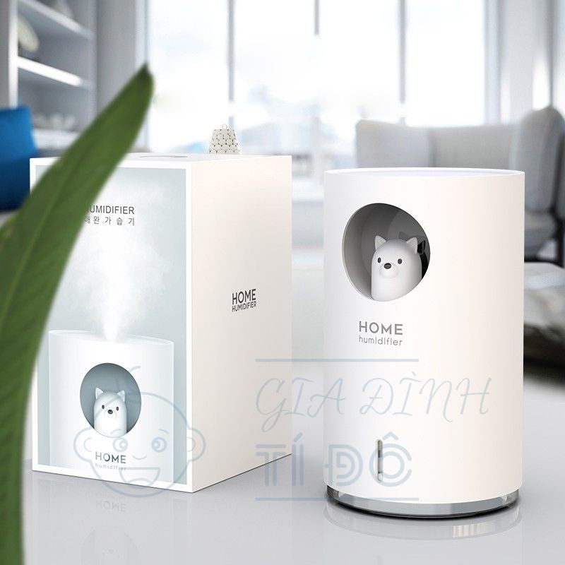 Máy Phun Sương Tạo Ẩm Dung Tích Lớn 700ml Sử Dụng Điện Cổng USB có Đèn Led Phòng Ngủ Siêu Đẹp