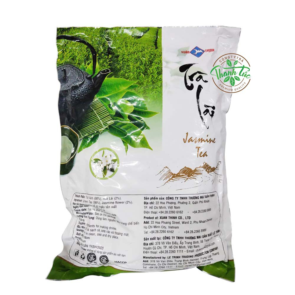 Lục Trà Lài Pha Trà Sữa King Xuân Thịnh Gói 1kg