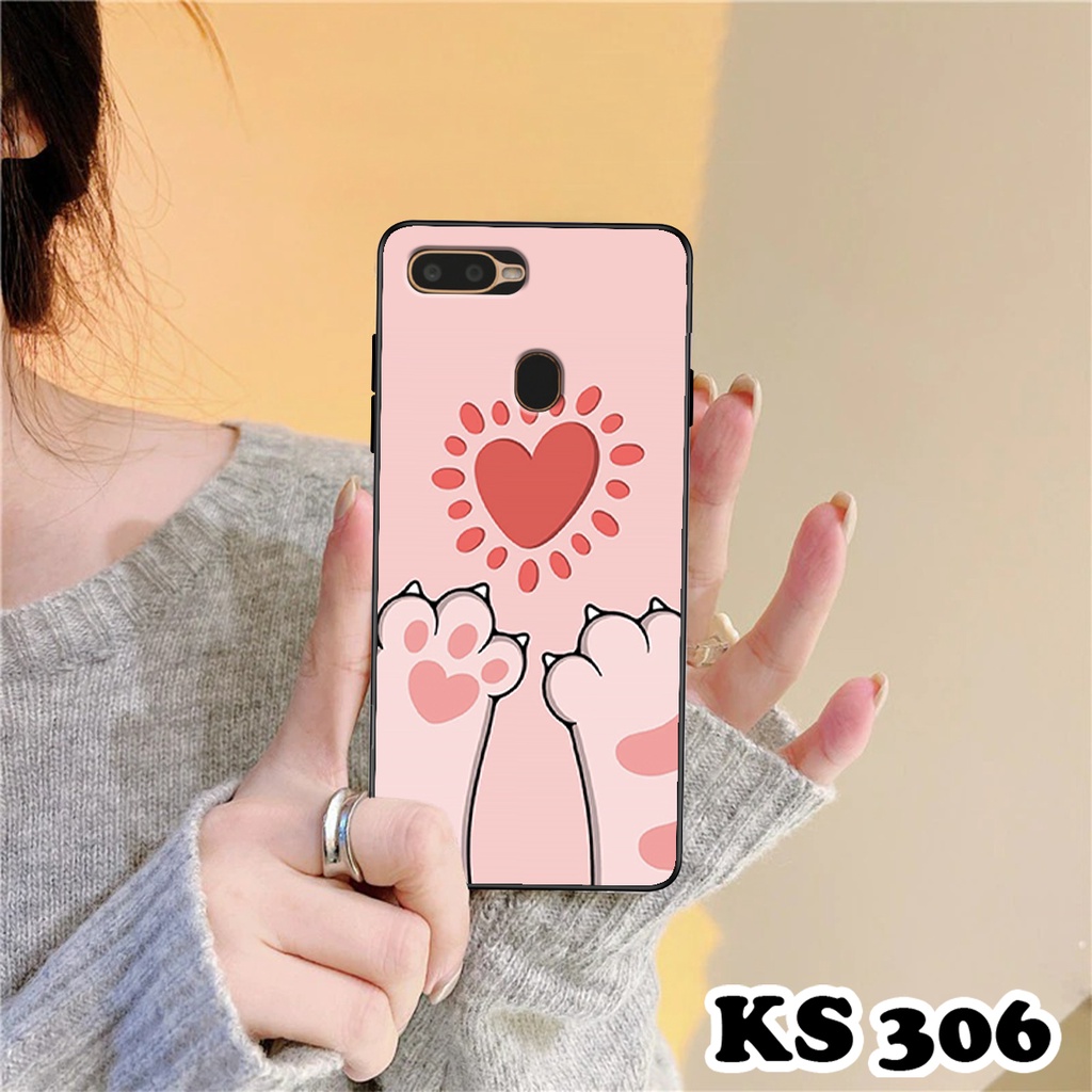 Ốp lưng Oppo A5s - Oppo A7 - Oppo A12 - Ốp in hình LoveCat - Chất liệu TPU siêu bền