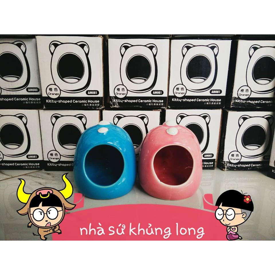 Nhà sứ khủng long dành cho hamster