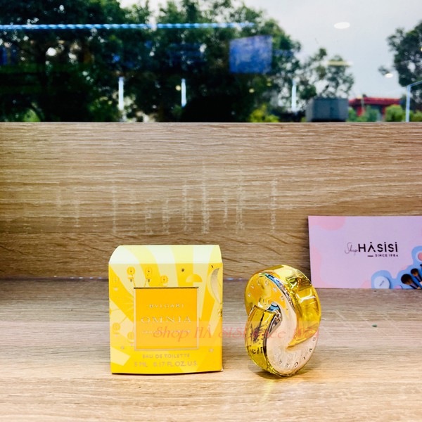 Nước Hoa Mini BVLGARI - Omnia Golden Citrine EDT 5ml (Vàng)