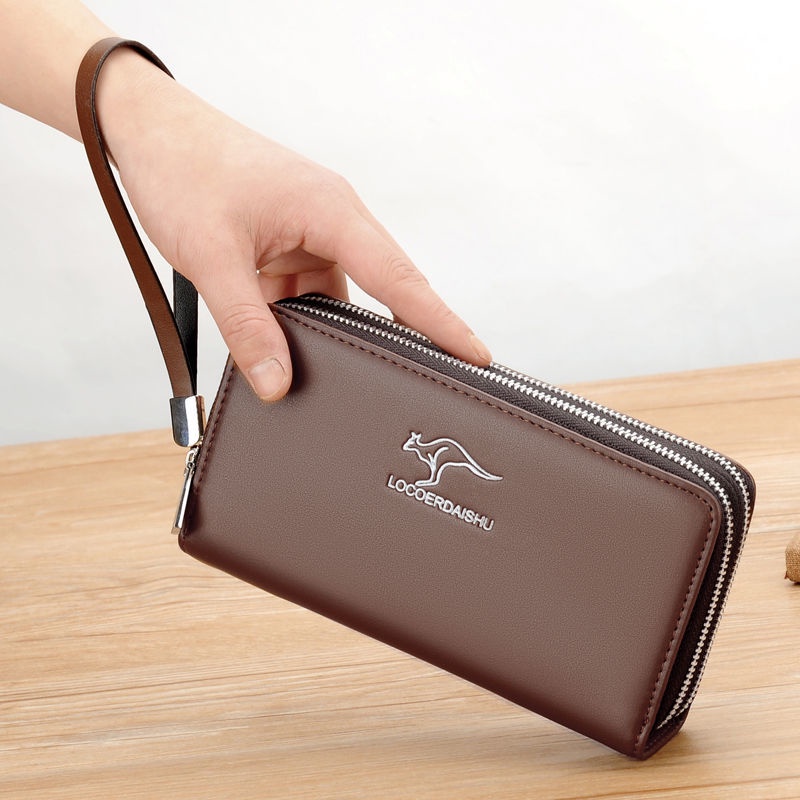 Ví dài cầm tay đựng điện thoại/thẻ có khóa kéo cho nam NSGSB3 | BigBuy360 - bigbuy360.vn