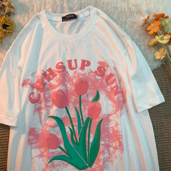 Áo Thun Tay Ngắn Thiết Kế Mới Kiểu Dáng Đơn Giản Năng Động Thời Trang Dành Cho Mùa Hè