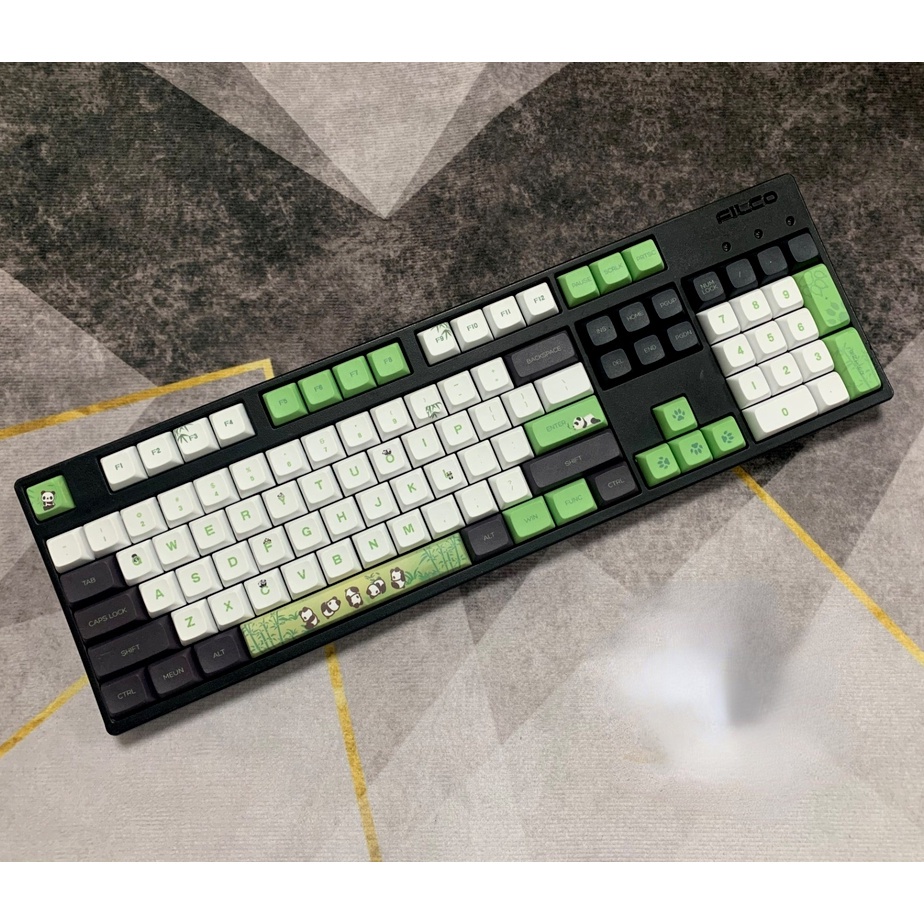 Panda keycap xda Profile DIY keycap pbt Dye thăng hoa bàn phím cơ học keycap 120 phím