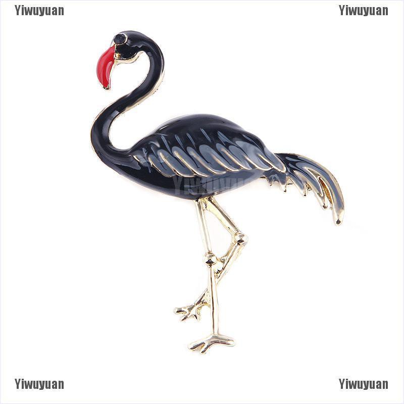 Ghim Cài Áo Hình Chim Hồng Hạc Dễ Thương